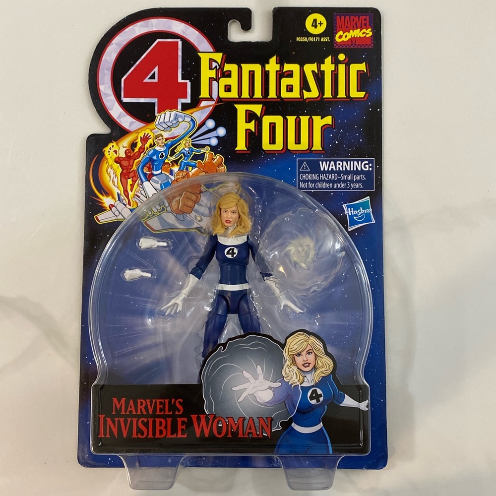 Marvel Comics Fantastic Four "Invisible Woman" 6 Inch Action Figure Hasbro F0350